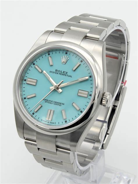 rolex oyster quadrante tiffany|tiffany blue rolex oyster perpetual.